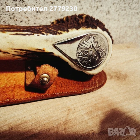 Нож Експонат от ЕКСПО 81, с Еделвайс , снимка 18 - Колекции - 50609521