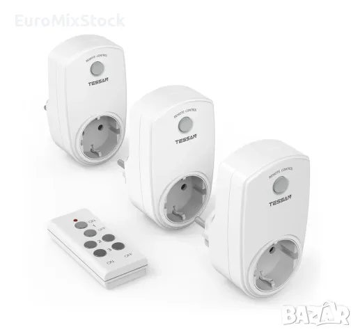 Комплект радио контакти с дистанционно управление TESSAN 3600W 3 броя