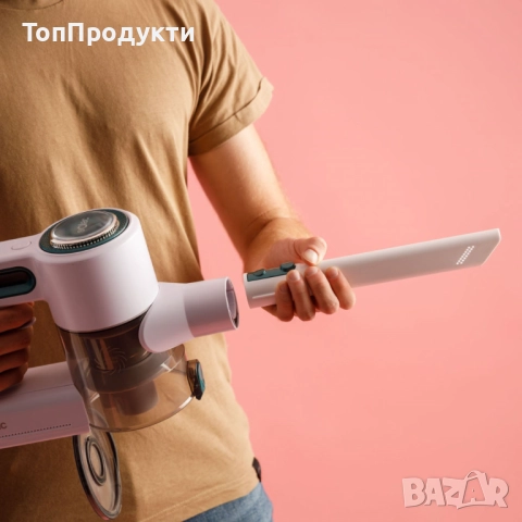 Безжична прахосмукачка Solac Turbobat Power - С HEPA филтър и LED четка, снимка 4 - Прахосмукачки - 52988869