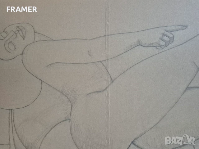 Димитър Буюклийски – Мичи /1943 – 2022/ "Голо тяло" 2018г., снимка 5 - Картини - 50486675