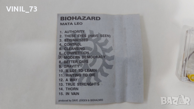Biohazard – Mata Leаo, снимка 4 - Аудио касети - 36176077