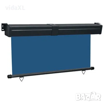 vidaXL Вертикална тента за балкон, 175x250 см, синя（SKU:48438）, снимка 3 - Градински мебели, декорация  - 49371663