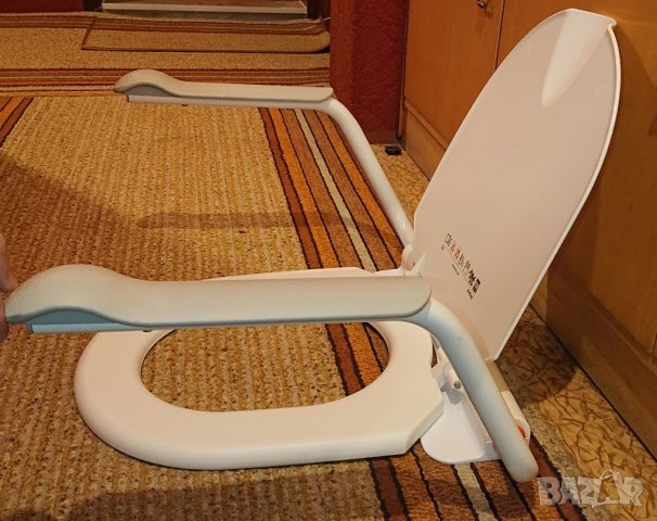 Etac - седалка за тоалетна с опора, снимка 8 - Тоалетни столове - 39096216