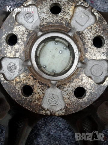 Алуминиеви джанти Mazda 17” 5x114.3 ET55 с гуми Hankook Ventus V12 Evo, снимка 12 - Гуми и джанти - 52014550