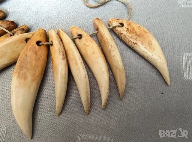 Колие от китов зъб, острови Фиджи ,Wasekaseka, снимка 3 - Колиета, медальони, синджири - 50163007