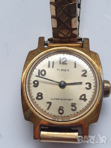 Дамски позлатен механичен часовник Timex, снимка 3 - Дамски - 40939760
