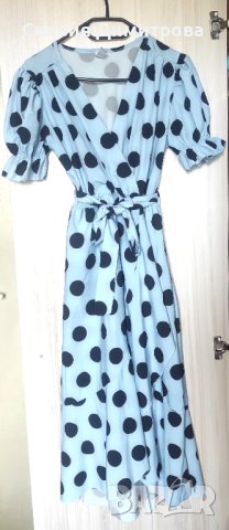 Красива рокля на точки размер М, снимка 4 - Рокли - 41593901