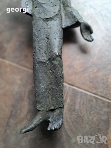 бронзова скулптура на Исус Христос, Разпятие 33/1, снимка 4 - Декорация за дома - 53382728