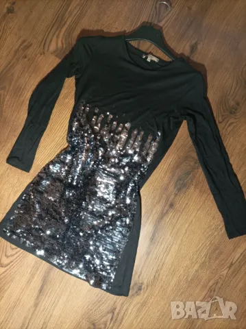 НОВО - Patrizia Pepe рокля по тялото /туника/ или блуза с пайети