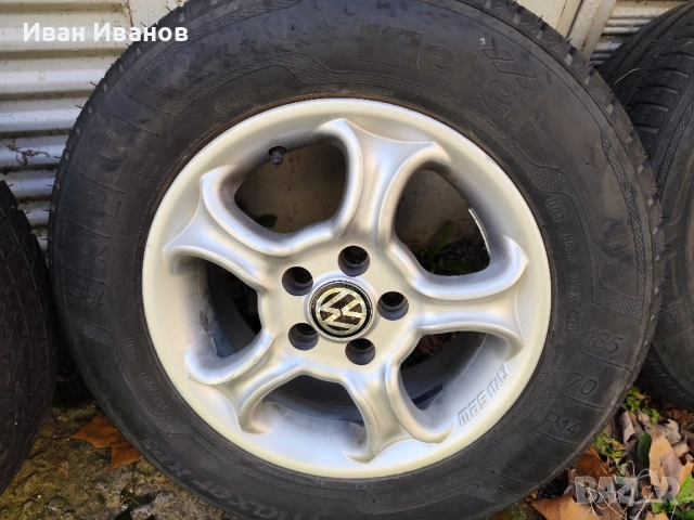 Джанти 5*100/14" VW и Тойота, снимка 4 - Гуми и джанти - 52243305