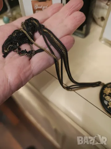 toledo damascene огърлица злато сребро ,шпинел, снимка 9 - Колиета, медальони, синджири - 49743875