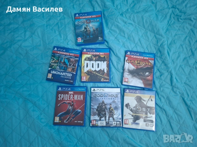 Ps4 и Ps5 игри. God of war. Ghost of tsushima. SpiderMan. Uncharted. DOOM. 