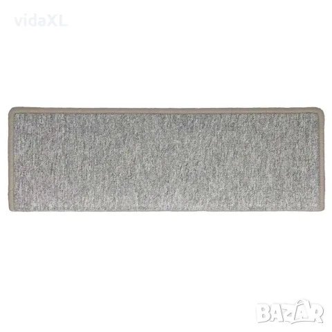 vidaXL Изтривалки за стълби, 30 бр., 65x21x4 см, светлосиви, с правоъгълен кант, снимка 3 - Изтривалки - 56147156