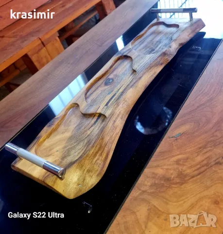 Дъски за мезета от орех , плато, снимка 3 - Аксесоари за кухня - 48332738