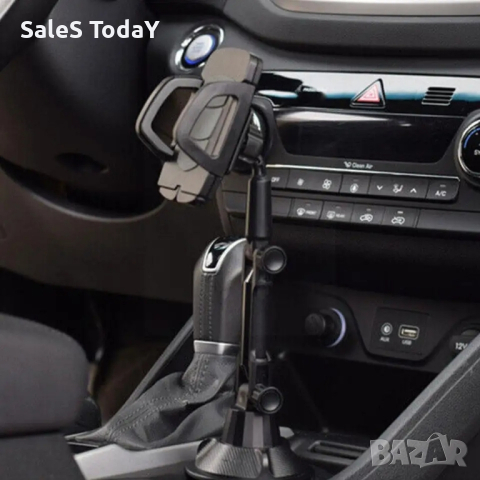 Стойка за телефон за автомобил, 360-градусова, 45-95 мм., снимка 2 - Аксесоари и консумативи - 38125963