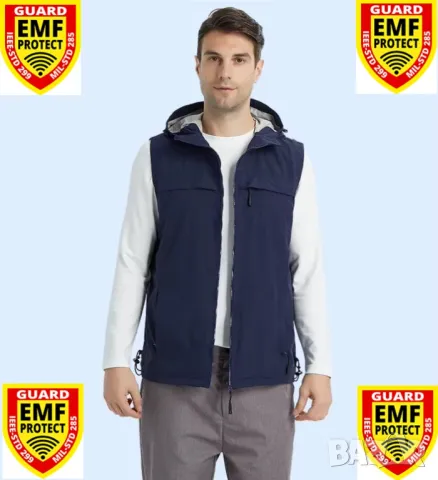 Екраниран Суичър с Метални Нишки RF EMF EMR GPS Wi-Fi BT5 5G Вълнова Електромагнитна Защита ЕМП EMP , снимка 3 - Суичъри - 35085213