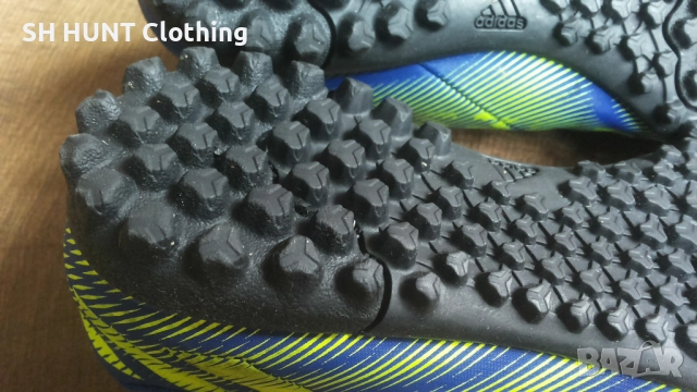 Adidas NEMEZIS Football Astro Turf Размер EUR 35 / UK 2 1/2 детски стоножки за футбол 355-14-S, снимка 14 - Футбол - 52244553