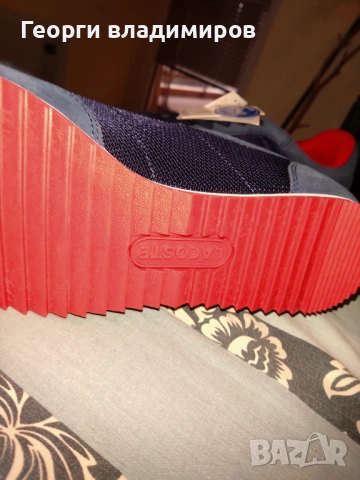 Lacoste естествен велур супер качество,оригинал , снимка 3 - Маратонки - 52577498