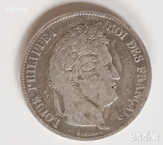 5 франка Луи Филип 1840 A, снимка 2 - Нумизматика и бонистика - 44227733