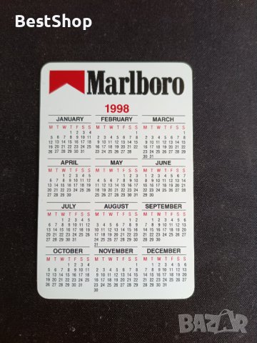 Календарче Marlboro 1998, снимка 2 - Колекции - 41146065