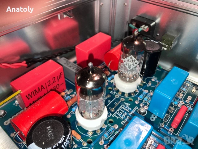Лампов RIAA усилвател, снимка 8 - Ресийвъри, усилватели, смесителни пултове - 50921157