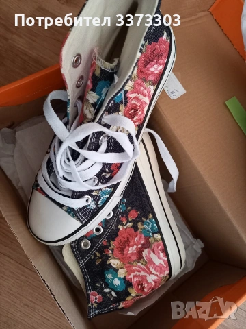 Дамски дънкови кецове , снимка 2 - Кецове - 53871909