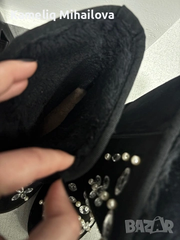 Зимни боти-апрески, снимка 2 - Дамски боти - 53075989