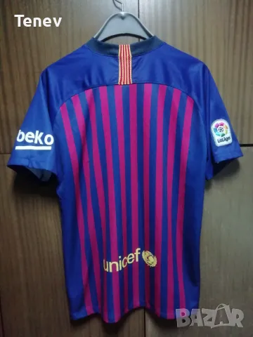 Barcelona Nike 2018/2019 оригинална тениска фланелка Барселона размер L, снимка 2 - Тениски - 48884865