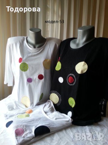 Различни модели дамски блузи, снимка 3 - Тениски - 20219443