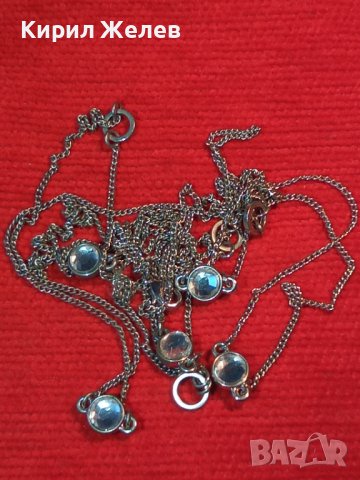 МОДНО НЕЖНО КОЛИЕ БЛАГОРОДНА СТОМАНА и КРИСТАЛИ СВАРОВСКИ 24014, снимка 2 - Колиета, медальони, синджири - 35000364