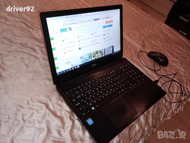 Acer E5-511  като нов четириядрен 15.6 инча екран 4 гб рам 500 гб хард с батерия 4 часа, снимка 2 - Лаптопи за дома - 44456260