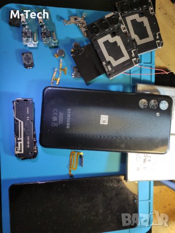 Samsung A04s части Дисплей с рамка блок захравнане заден капак камера