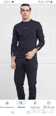 Tommy Hilfiger Sweatshirt Cotton Mens Size S  НОВО!  ОРИГИНАЛ! Мъжка Блуза!, снимка 3 - Блузи - 50892532