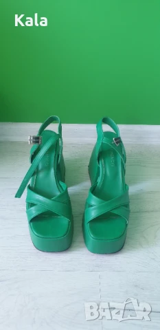 Зелени сандали, снимка 3 - Сандали - 51103197