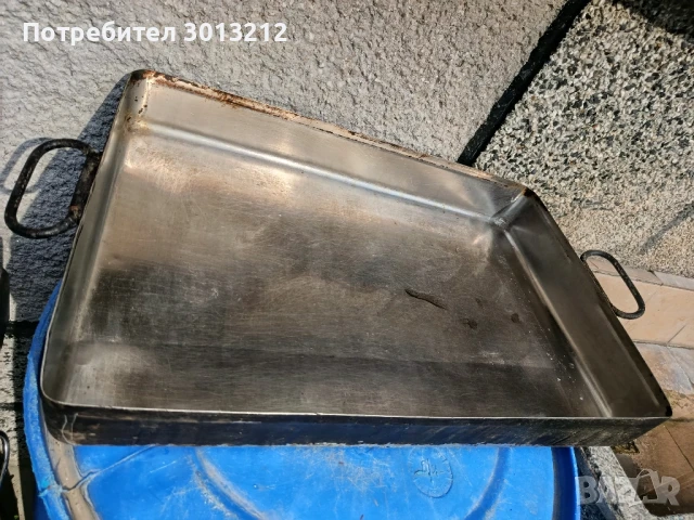Две тави неръждавейка 65/40/10,60/40/10 см., снимка 2 - Други стоки за дома - 51083176