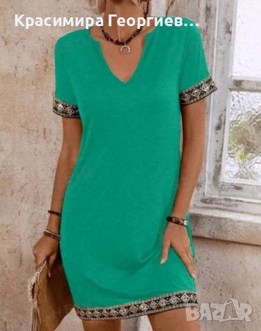 Летни къси рокли -размери М/L