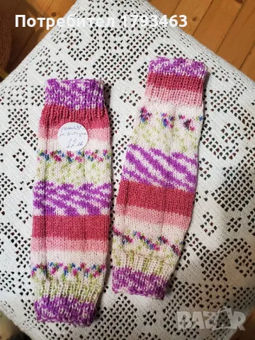 Ръчно плетени детски гети