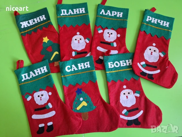 Коледни тениски, бодита, чорапчета с име, снимка 7 - Коледни подаръци - 51362937