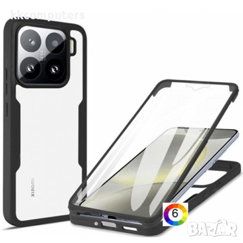 Xiaomi 15 Силиконов Калъф Anti-drop TPU + Acrylic и Протектор, снимка 6 - Калъфи, кейсове - 51497075