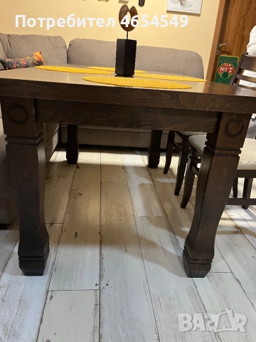 Трапезна кухненска маса, снимка 4 - Маси - 52456047