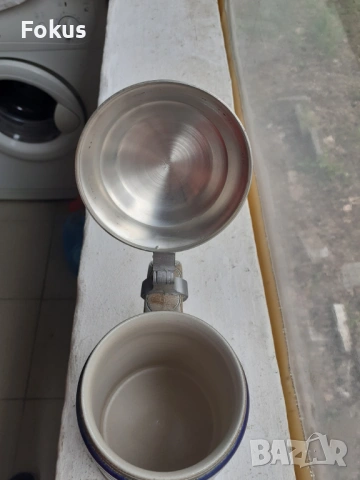 Стара немска халба за бира Goebel, снимка 5 - Антикварни и старинни предмети - 53384883