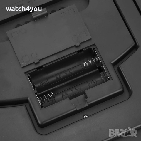 -20% НОВ ДИГИТАЛЕН СТЕНЕН ЧАСОВНИК С ТЕМПЕРАТУРА. ЕЛЕКТРОНЕН СТЕНЕН ЧАСОВНИК, снимка 6 - Стенни часовници - 44594510