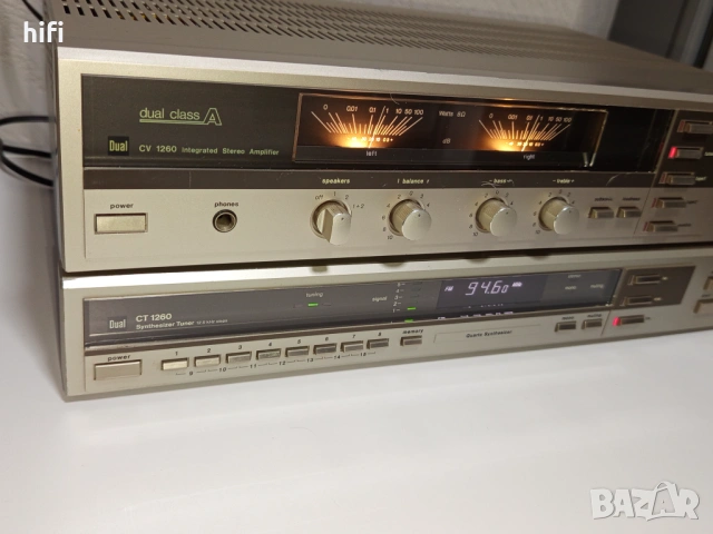 Стерео усилвател Dual CV1260 и тунер CT1260, снимка 2 - Ресийвъри, усилватели, смесителни пултове - 53609437