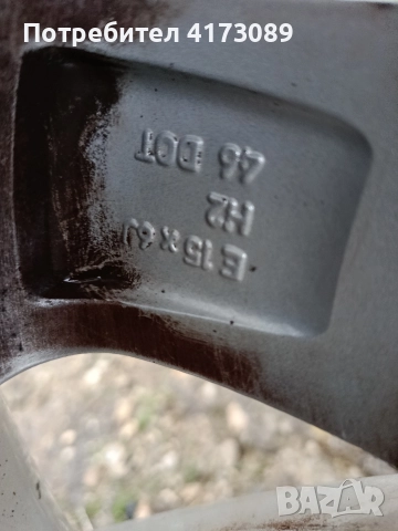 джанти за Митсубиши Колт 15 цола, снимка 6 - Гуми и джанти - 52851932