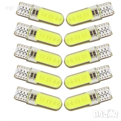LED Диодни крушки T10 W5W за купе, номера, габарит ..., снимка 5 - Аксесоари и консумативи - 24912227