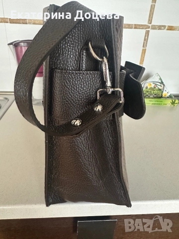 Чанта естествена кожа, снимка 2 - Чанти - 52097128