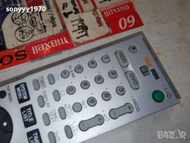 SONY RMT-D217P HDD/DVD RECORDER REMOTE 0203261248, снимка 11 - Дистанционни - 53678267
