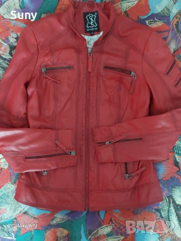 Дамски якета от естествена мека  кожа размери S и М, снимка 6 - Якета - 41599877