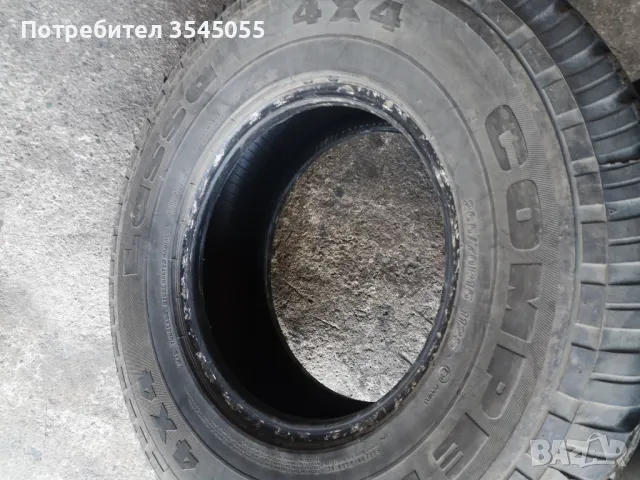 265 70 15 една гума Ласа, джипова, снимка 2 - Гуми и джанти - 49593519