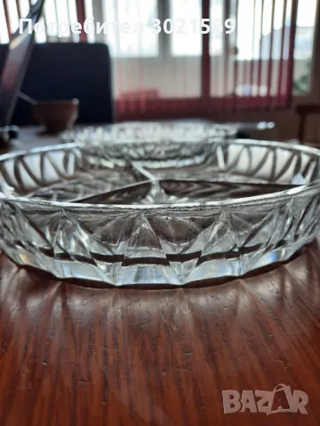 Кристални ордьоври, снимка 2 - Прибори за хранене, готвене и сервиране - 48324681